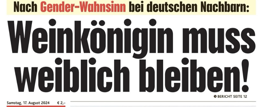 Kronen Zeitung Genderwahn 