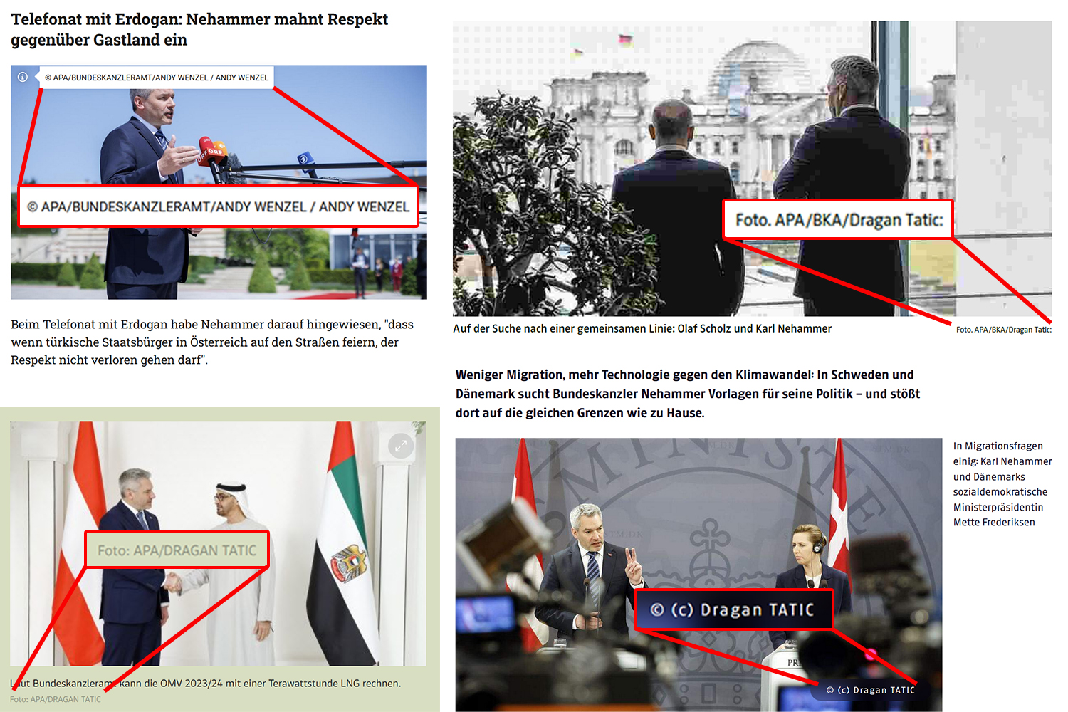 PR Fotos Medien Propaganda
