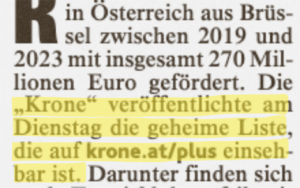 Rund 200 NGOs wurden in Österreich aus Brüssel zwischen 2019 und 2023 mit insgesamt 270Millionen Euro gefördert. Die „Krone“ veröffentlichte am Dienstag die geheime Liste, die auf krone.at/plus einsehbar ist